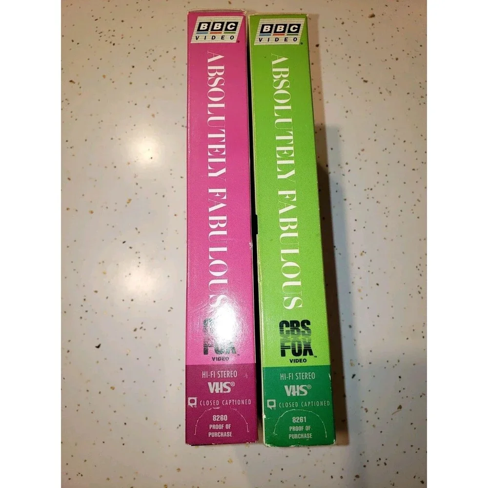 Absolutely Fabulous - Set. 2, Pt. 1 & 2(VHS, 1995) CBS FOX BBC